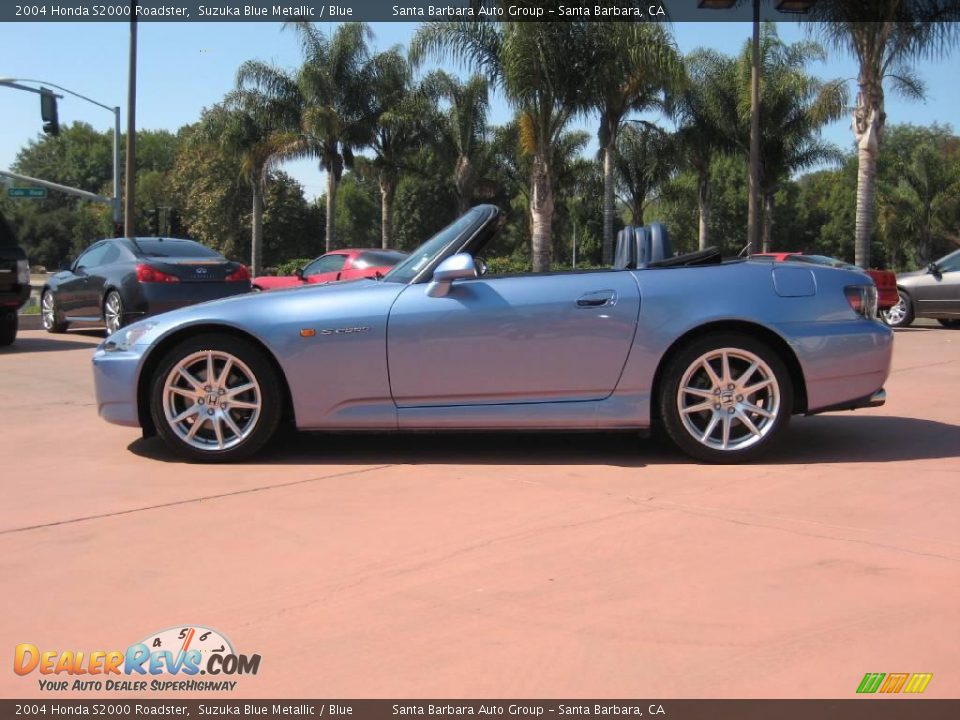 2004 Honda S2000 Roadster Suzuka Blue Metallic / Blue Photo #4