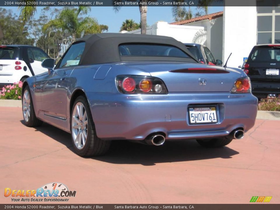 2004 Honda S2000 Roadster Suzuka Blue Metallic / Blue Photo #5