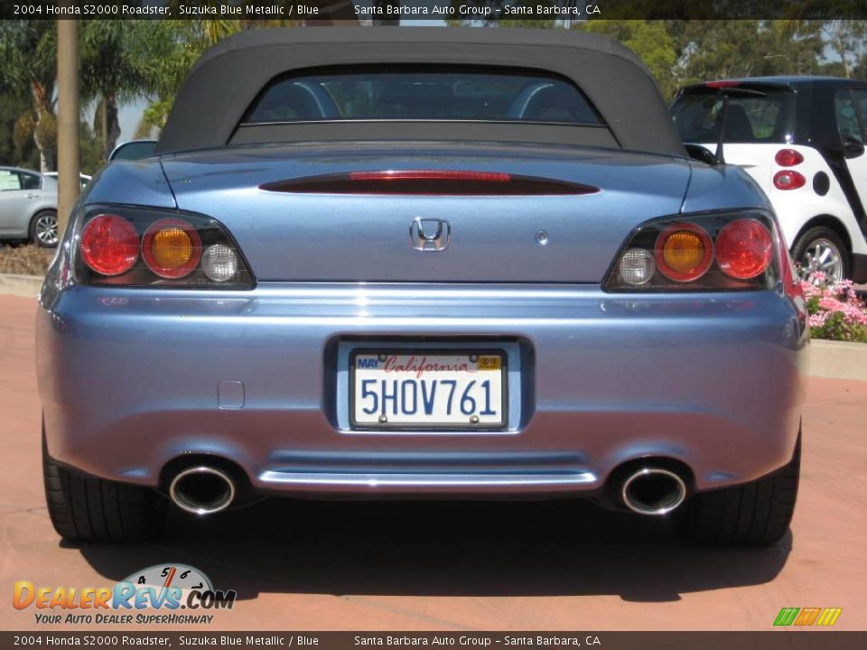 2004 Honda S2000 Roadster Suzuka Blue Metallic / Blue Photo #6