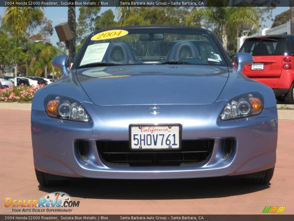 2004 Honda S2000 Roadster Suzuka Blue Metallic / Blue Photo #7