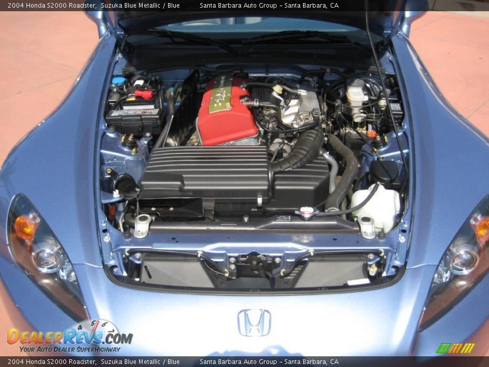 2004 Honda S2000 Roadster Suzuka Blue Metallic / Blue Photo #10
