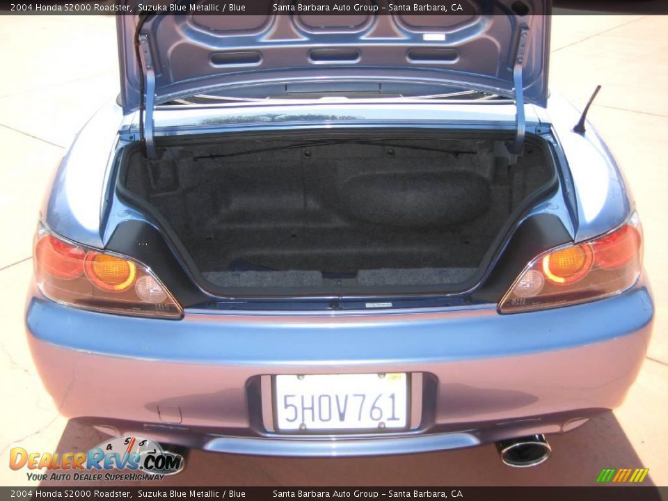 2004 Honda S2000 Roadster Suzuka Blue Metallic / Blue Photo #11