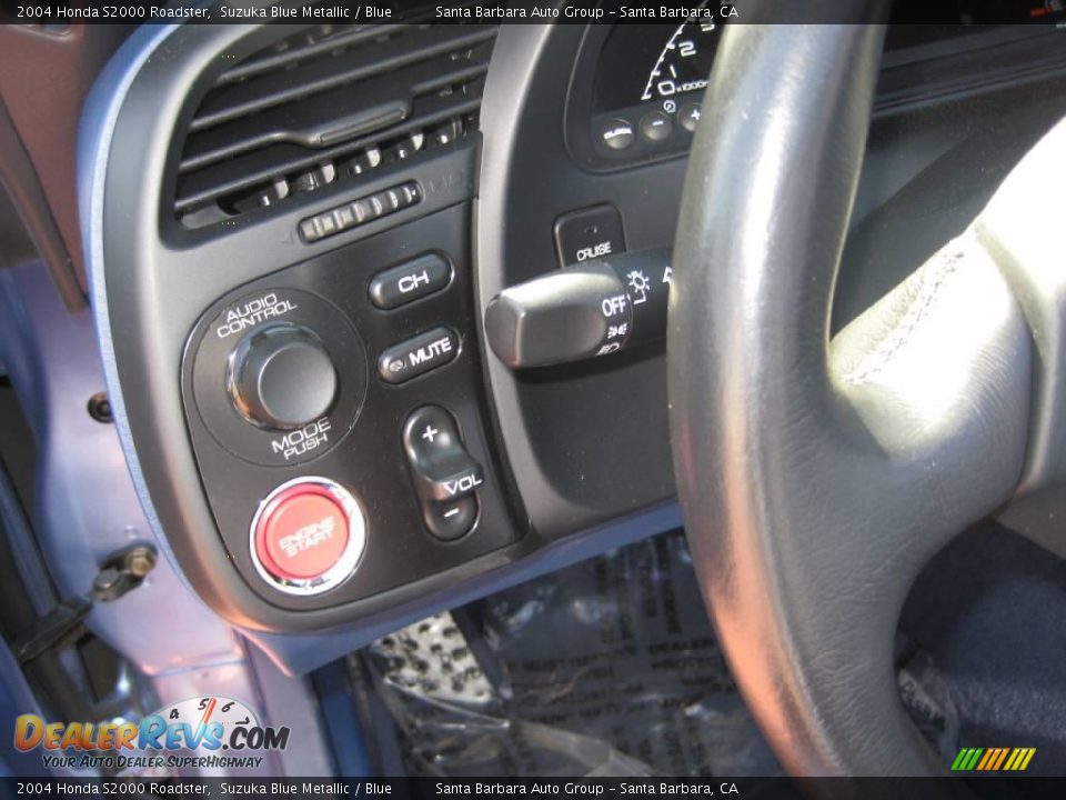 2004 Honda S2000 Roadster Suzuka Blue Metallic / Blue Photo #12