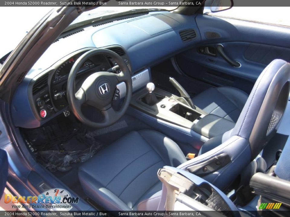 2004 Honda S2000 Roadster Suzuka Blue Metallic / Blue Photo #13