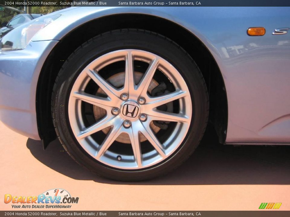 2004 Honda S2000 Roadster Suzuka Blue Metallic / Blue Photo #14