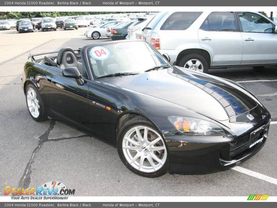 2004 Honda S2000 Roadster Berlina Black / Black Photo #3