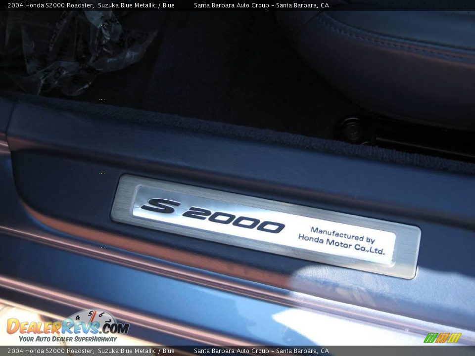 2004 Honda S2000 Roadster Suzuka Blue Metallic / Blue Photo #18