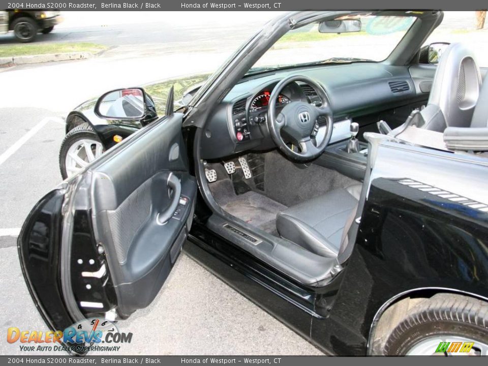 2004 Honda S2000 Roadster Berlina Black / Black Photo #10