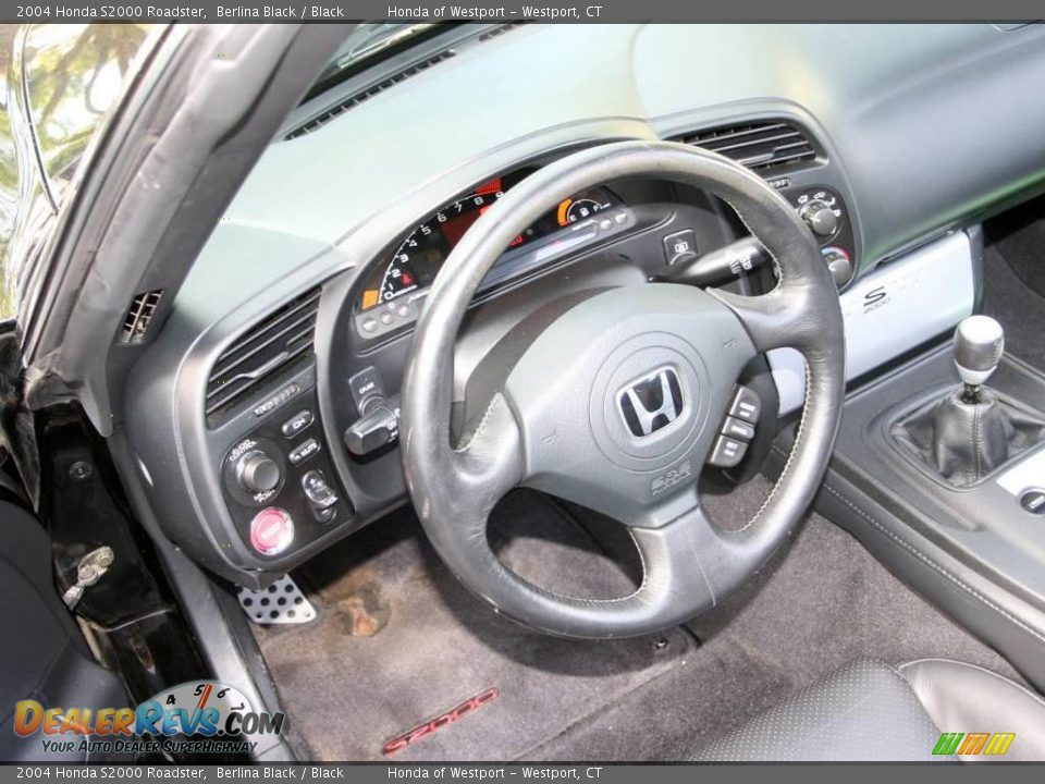 2004 Honda S2000 Roadster Berlina Black / Black Photo #11