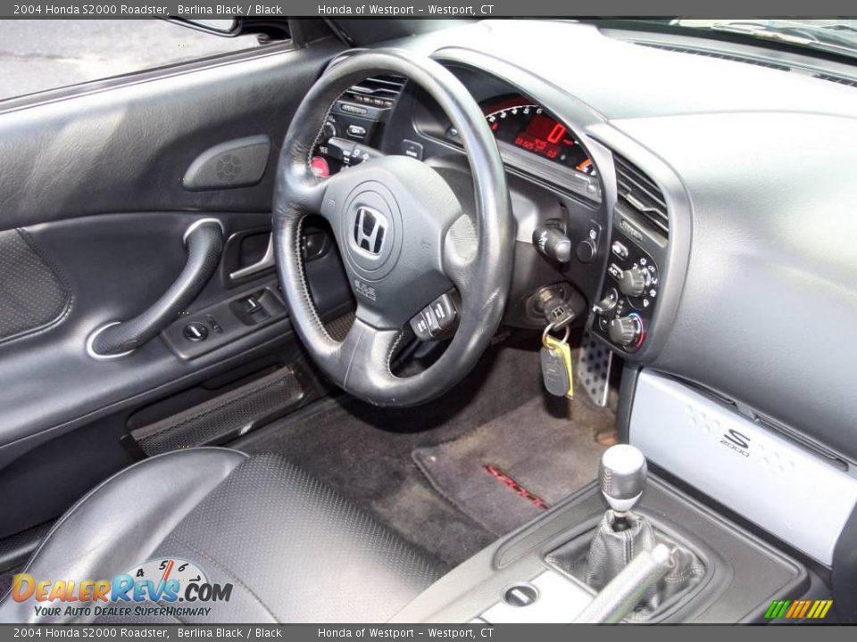 2004 Honda S2000 Roadster Berlina Black / Black Photo #12