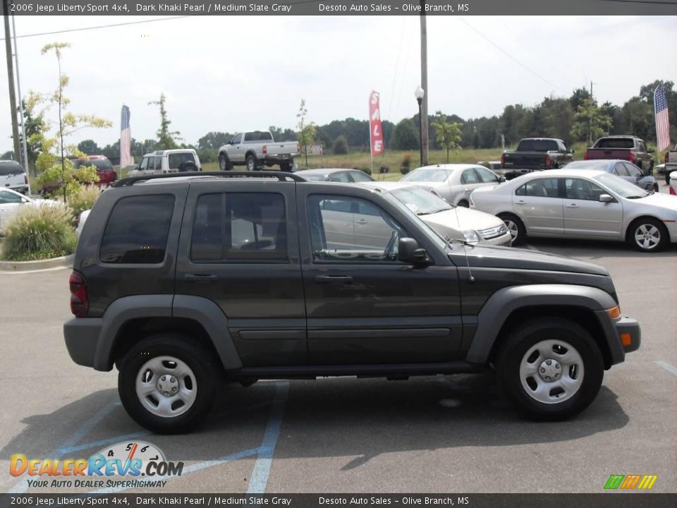 2006 Jeep Liberty Sport 4x4 Dark Khaki Pearl / Medium Slate Gray Photo #5