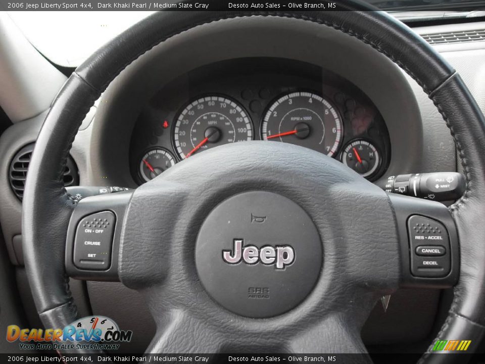 2006 Jeep Liberty Sport 4x4 Dark Khaki Pearl / Medium Slate Gray Photo #10