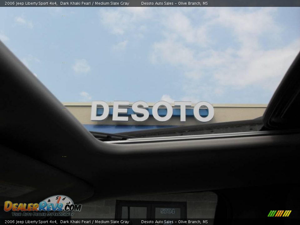 2006 Jeep Liberty Sport 4x4 Dark Khaki Pearl / Medium Slate Gray Photo #13