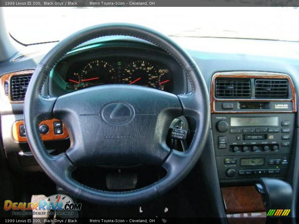 1999 Lexus ES 300 Black Onyx / Black Photo #14