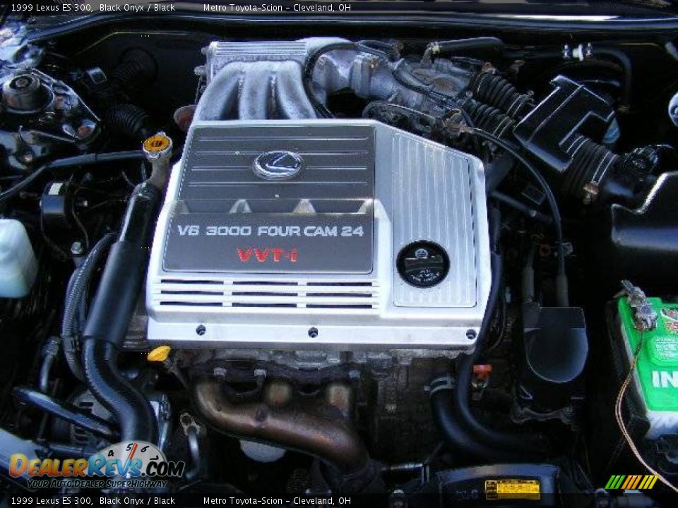 1999 Lexus ES 300 Black Onyx / Black Photo #28