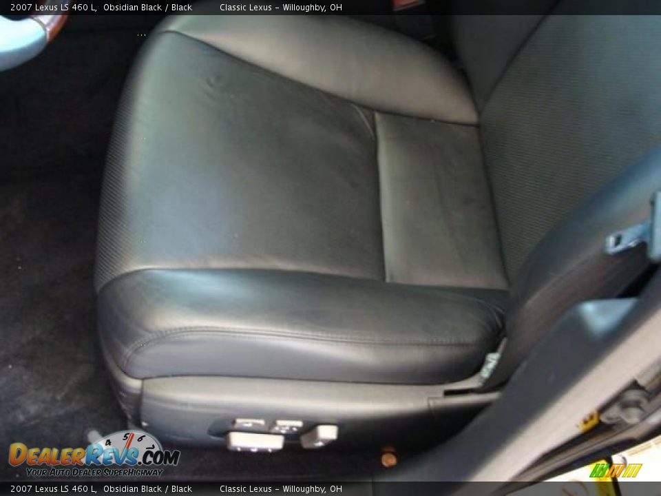 2007 Lexus LS 460 L Obsidian Black / Black Photo #5