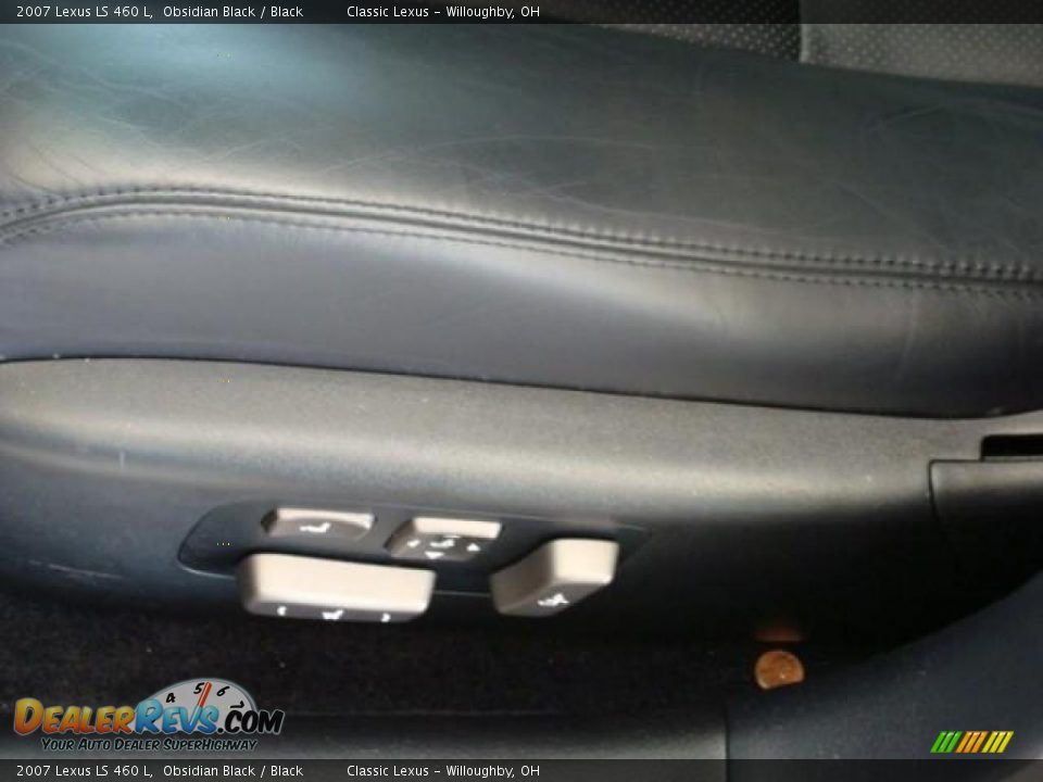 2007 Lexus LS 460 L Obsidian Black / Black Photo #6