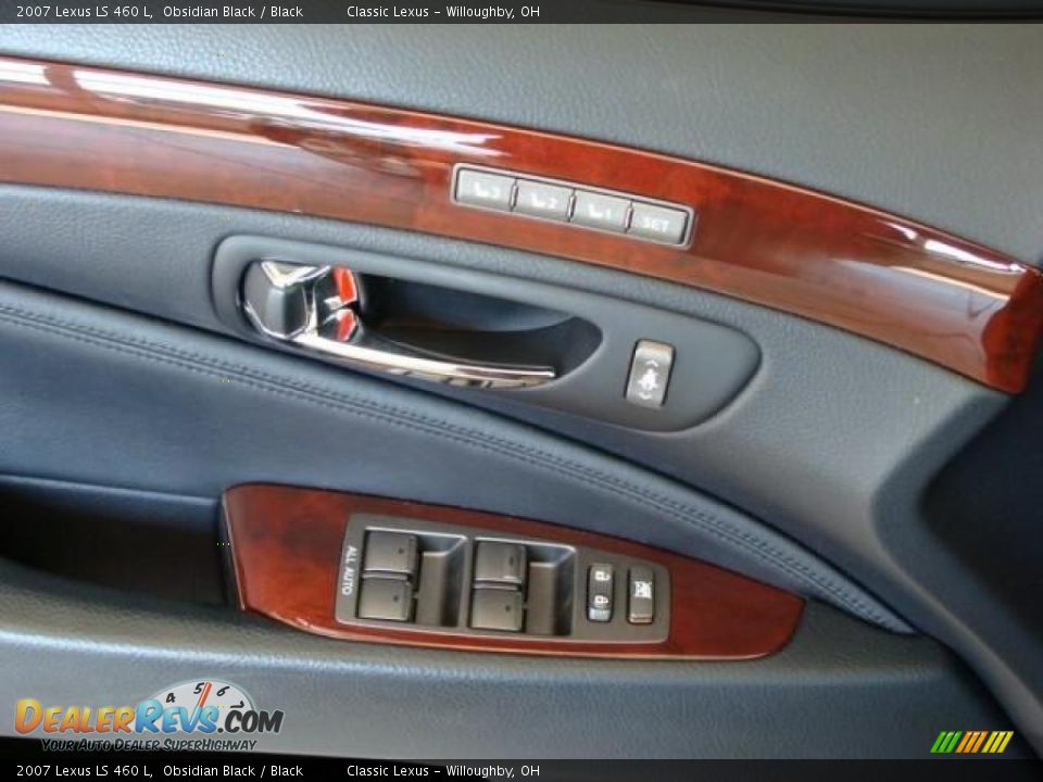 2007 Lexus LS 460 L Obsidian Black / Black Photo #7