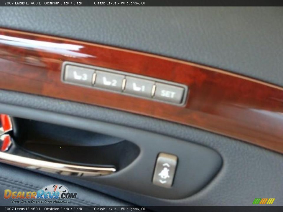 2007 Lexus LS 460 L Obsidian Black / Black Photo #8