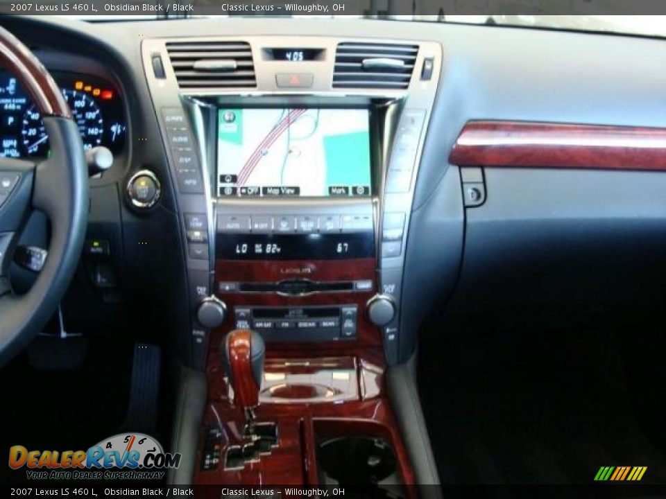 2007 Lexus LS 460 L Obsidian Black / Black Photo #13