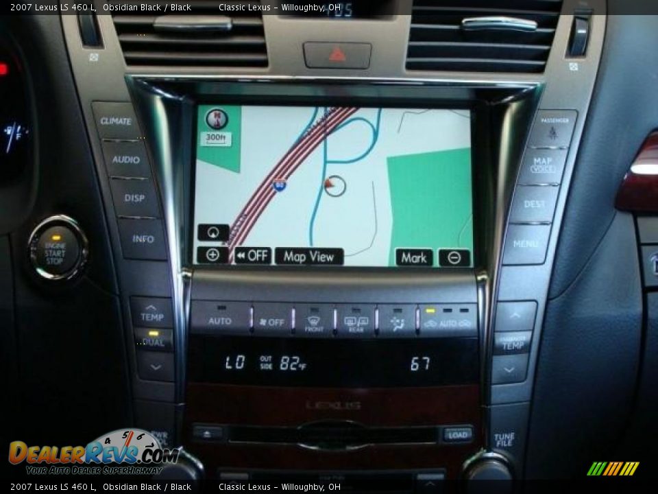 2007 Lexus LS 460 L Obsidian Black / Black Photo #15