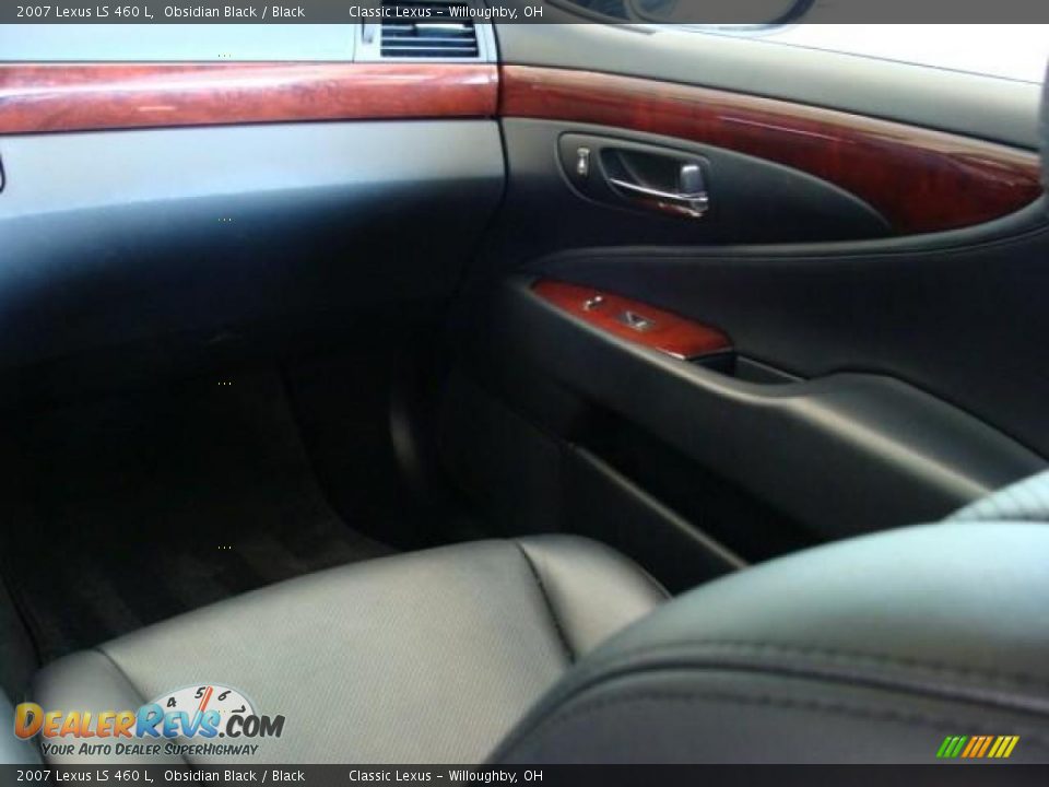 2007 Lexus LS 460 L Obsidian Black / Black Photo #17