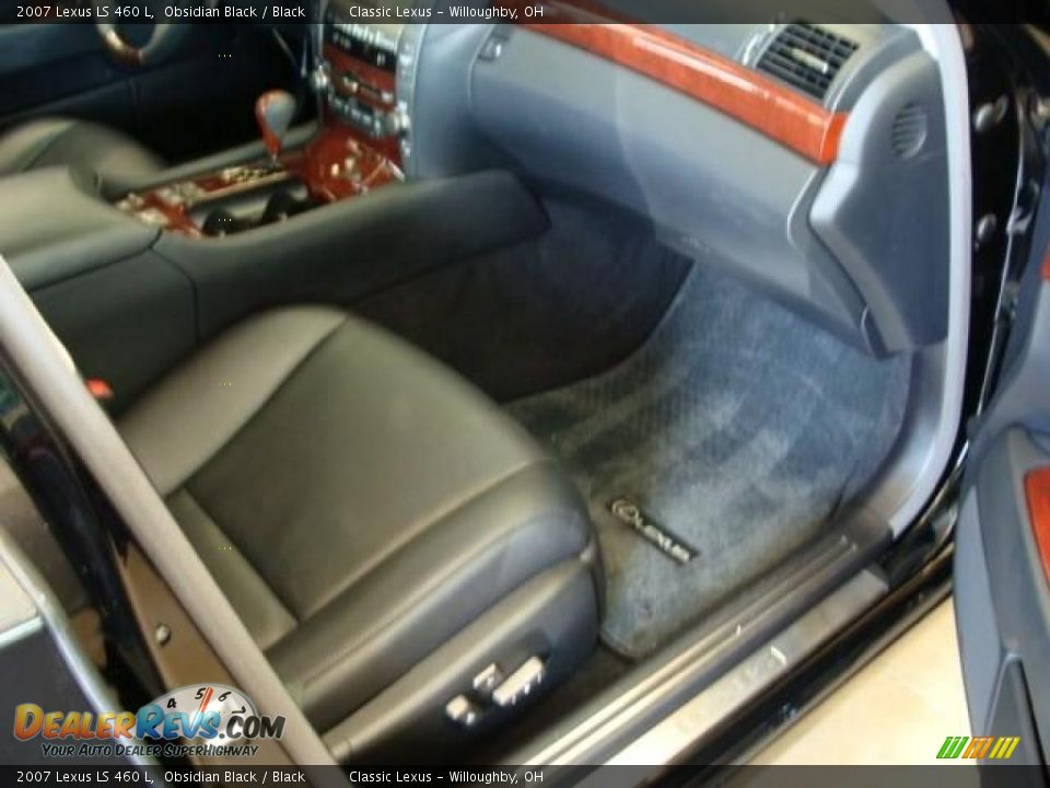 2007 Lexus LS 460 L Obsidian Black / Black Photo #19