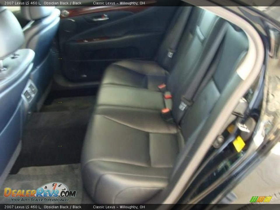 2007 Lexus LS 460 L Obsidian Black / Black Photo #22