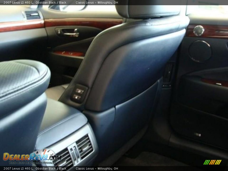 2007 Lexus LS 460 L Obsidian Black / Black Photo #24