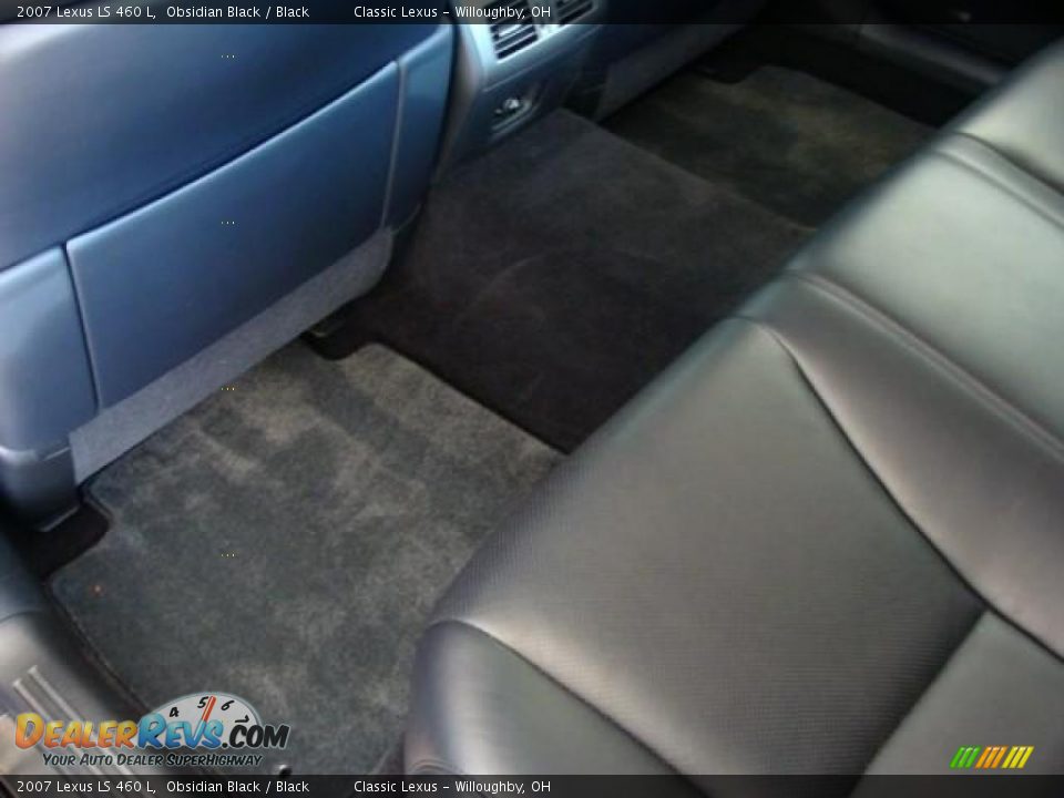 2007 Lexus LS 460 L Obsidian Black / Black Photo #25