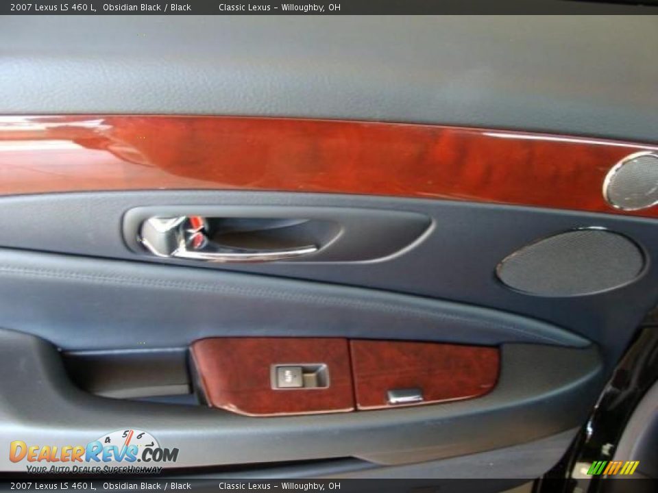 2007 Lexus LS 460 L Obsidian Black / Black Photo #26