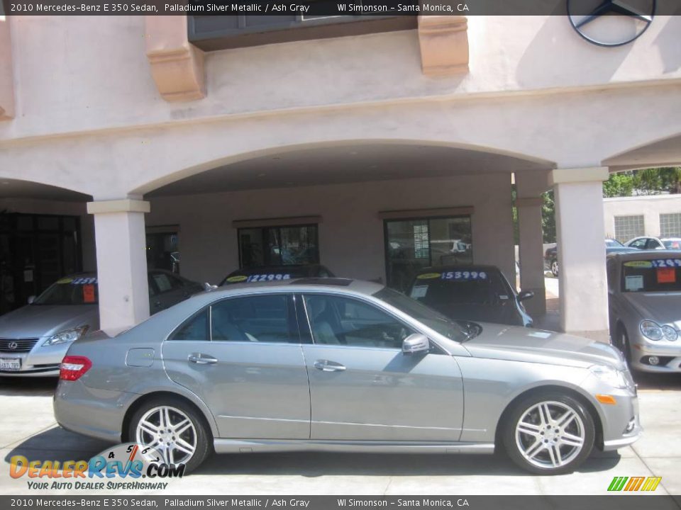 2010 Mercedes-Benz E 350 Sedan Palladium Silver Metallic / Ash Gray Photo #2