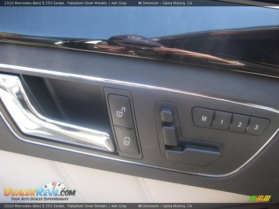 2010 Mercedes-Benz E 350 Sedan Palladium Silver Metallic / Ash Gray Photo #6