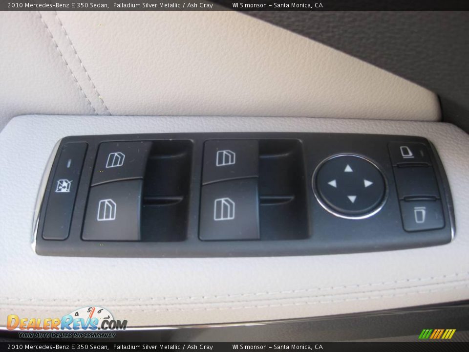 2010 Mercedes-Benz E 350 Sedan Palladium Silver Metallic / Ash Gray Photo #7