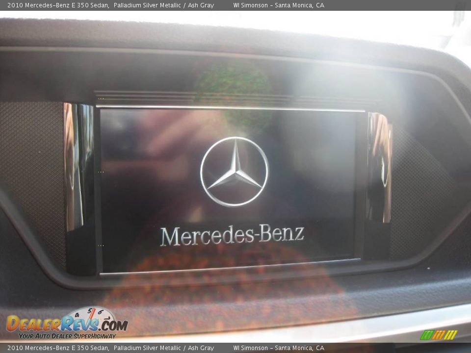 2010 Mercedes-Benz E 350 Sedan Palladium Silver Metallic / Ash Gray Photo #10