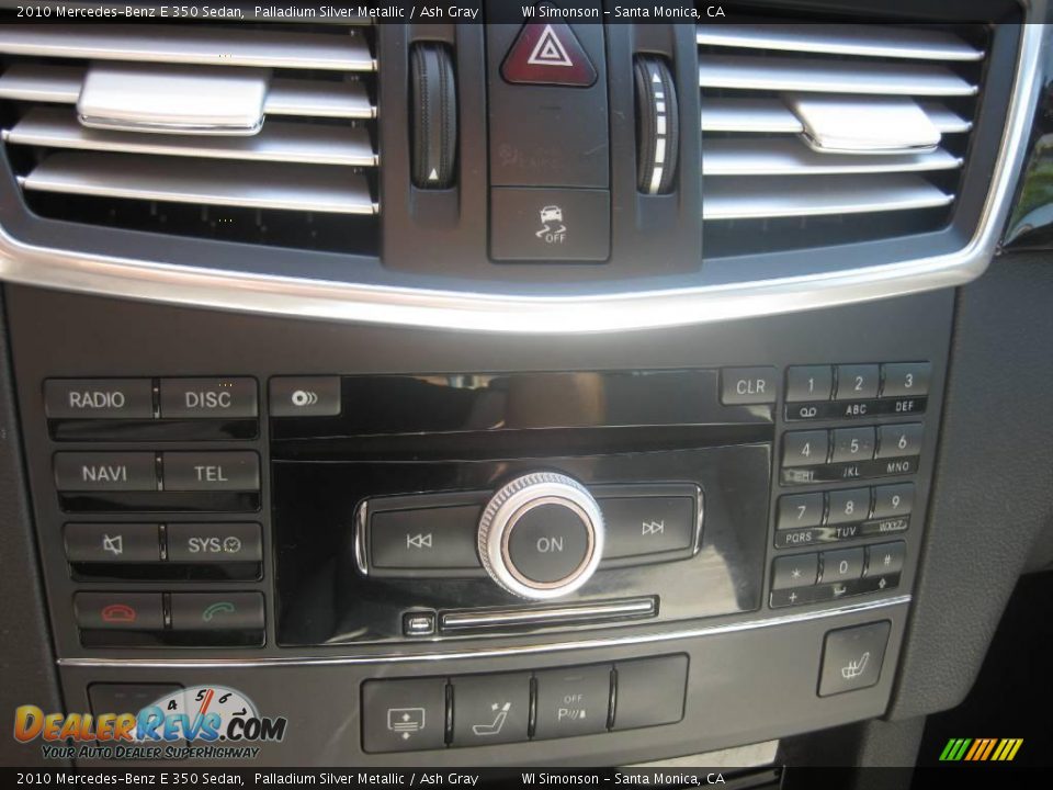 2010 Mercedes-Benz E 350 Sedan Palladium Silver Metallic / Ash Gray Photo #11