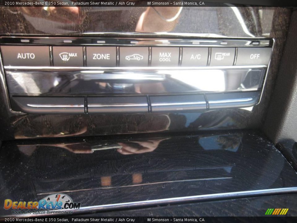 2010 Mercedes-Benz E 350 Sedan Palladium Silver Metallic / Ash Gray Photo #12