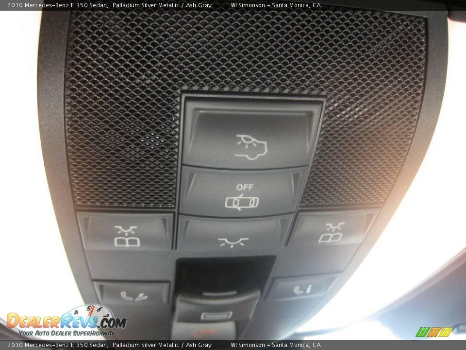 2010 Mercedes-Benz E 350 Sedan Palladium Silver Metallic / Ash Gray Photo #15