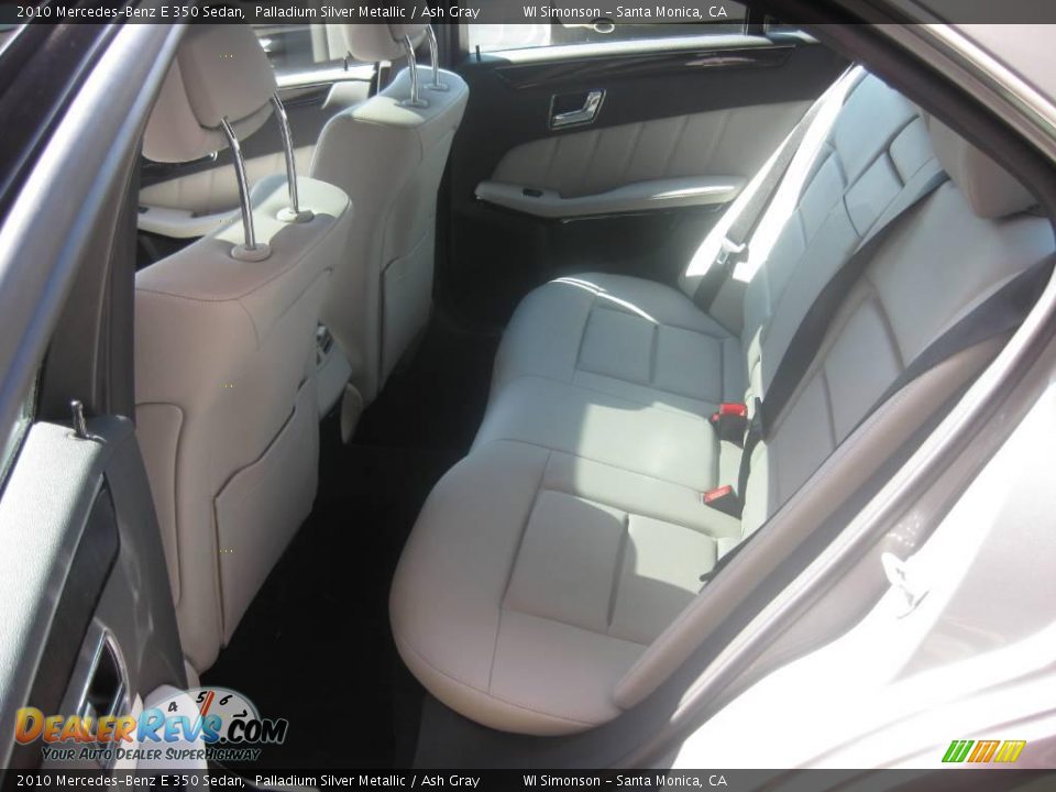 2010 Mercedes-Benz E 350 Sedan Palladium Silver Metallic / Ash Gray Photo #18