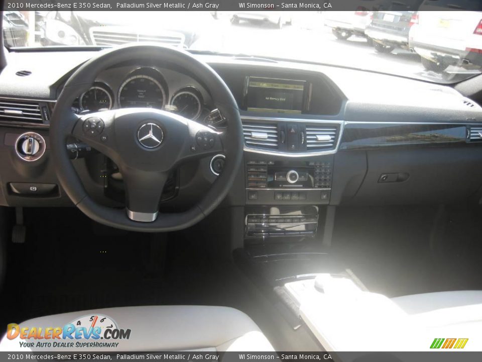 2010 Mercedes-Benz E 350 Sedan Palladium Silver Metallic / Ash Gray Photo #20