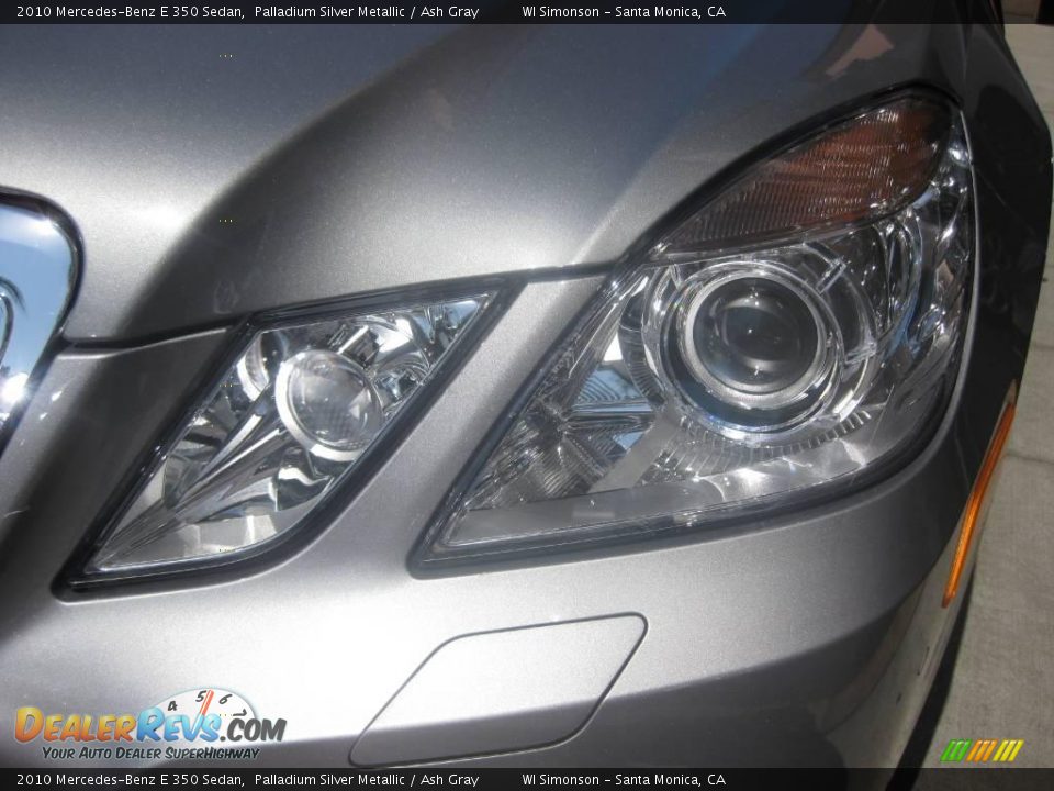2010 Mercedes-Benz E 350 Sedan Palladium Silver Metallic / Ash Gray Photo #22