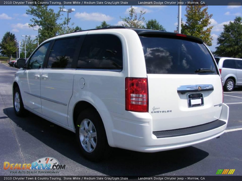 2010 Chrysler Town & Country Touring Stone White / Medium Slate Gray/Light Shale Photo #2