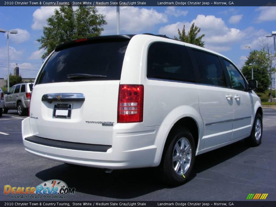 2010 Chrysler Town & Country Touring Stone White / Medium Slate Gray/Light Shale Photo #3