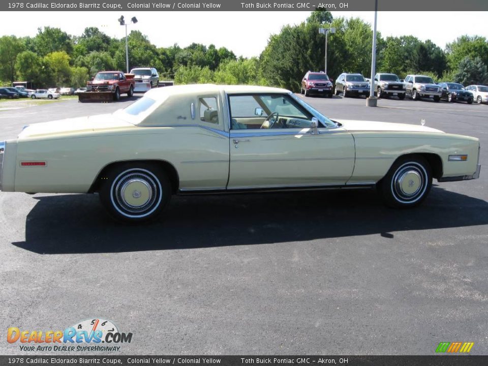 1978 Cadillac Eldorado Biarritz Coupe Colonial Yellow / Colonial Yellow Photo #5