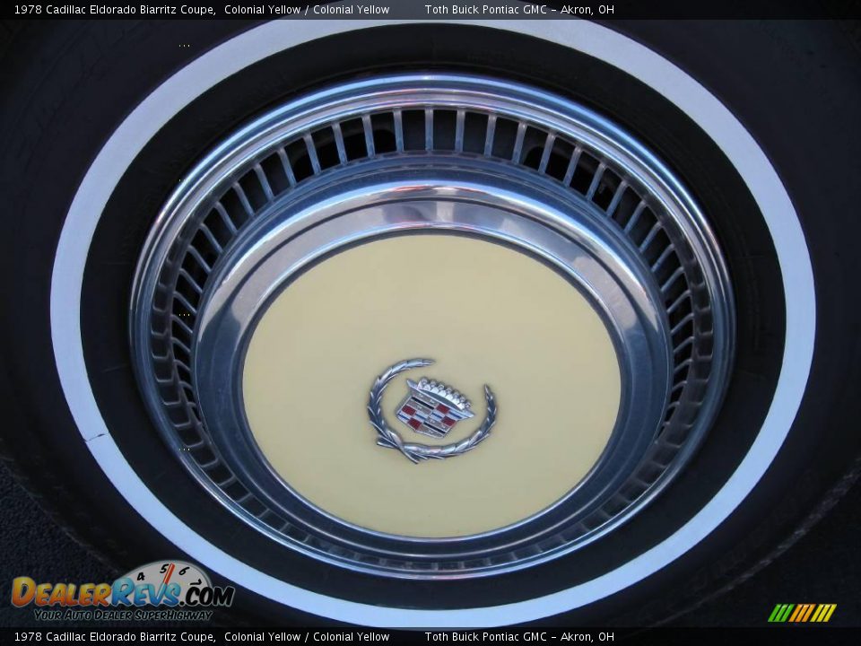1978 Cadillac Eldorado Biarritz Coupe Colonial Yellow / Colonial Yellow Photo #11