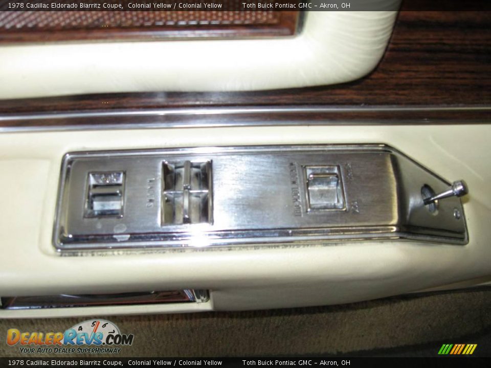 1978 Cadillac Eldorado Biarritz Coupe Colonial Yellow / Colonial Yellow Photo #15