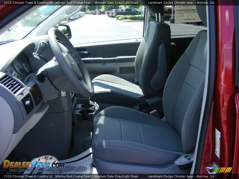 2010 Chrysler Town & Country LX Inferno Red Crystal Pearl / Medium Slate Gray/Light Shale Photo #5