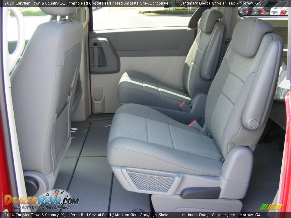 2010 Chrysler Town & Country LX Inferno Red Crystal Pearl / Medium Slate Gray/Light Shale Photo #6