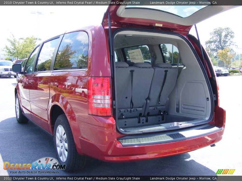 2010 Chrysler Town & Country LX Inferno Red Crystal Pearl / Medium Slate Gray/Light Shale Photo #7