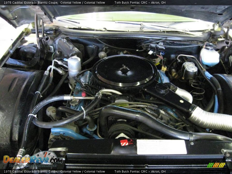 1978 Cadillac Eldorado Biarritz Coupe Colonial Yellow / Colonial Yellow Photo #22